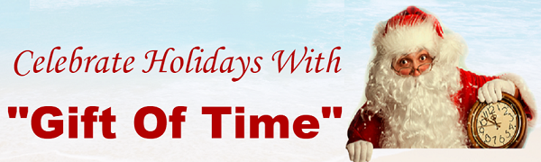 Gift your Loved ones the ‘Gift of Time’ this Christmas